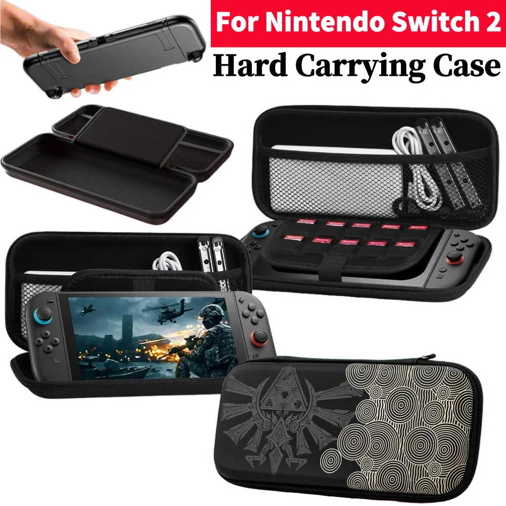 Tragetasche für Nintendo Switch 2, kratzfeste Schutztasche, Reise-Aufbewahrungstasche für Switch 2-Konsole Joy-Con