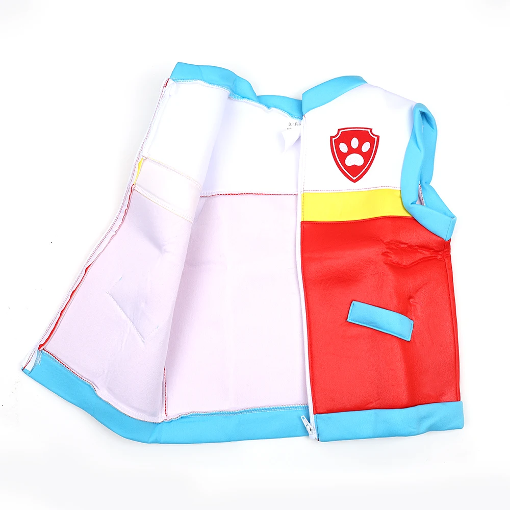 Dog Patrol Ryder Captain Kids Vest Cosplay Costume Boys Top Carnival Halloween Costume superhero cosplay costume kids cosplay costume