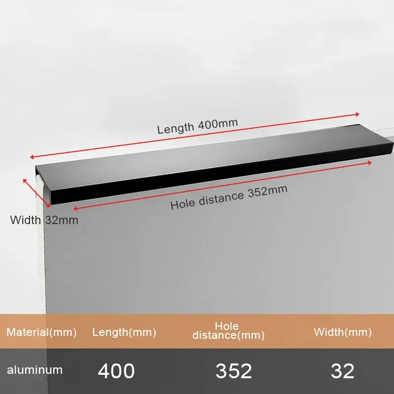 Black Length 400mm