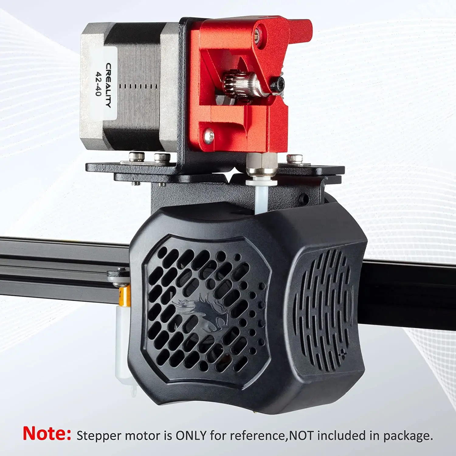 Kit Extrusora de Engrenagem Dupla com Duas Anilhas Alimentador de Metal Drive Atualização de Impressora 3d Creality Ender v2 Proender Neo Cr10 - Imagem 3