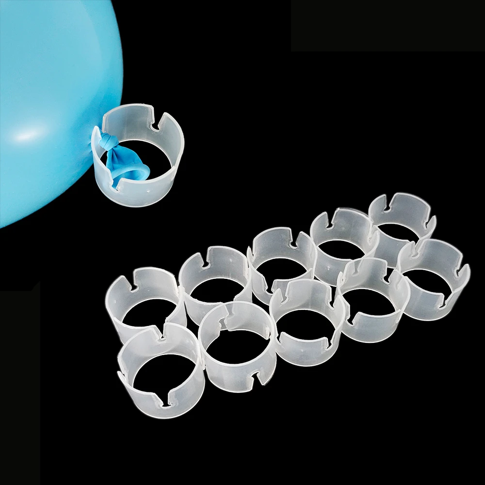 Description Picture 3 of item10Pcs lloon Arche Buckle Balloon Connector Clip Plastic Clip Bracket Ring Buckle Birthday Wedding Party Decoration Supplies