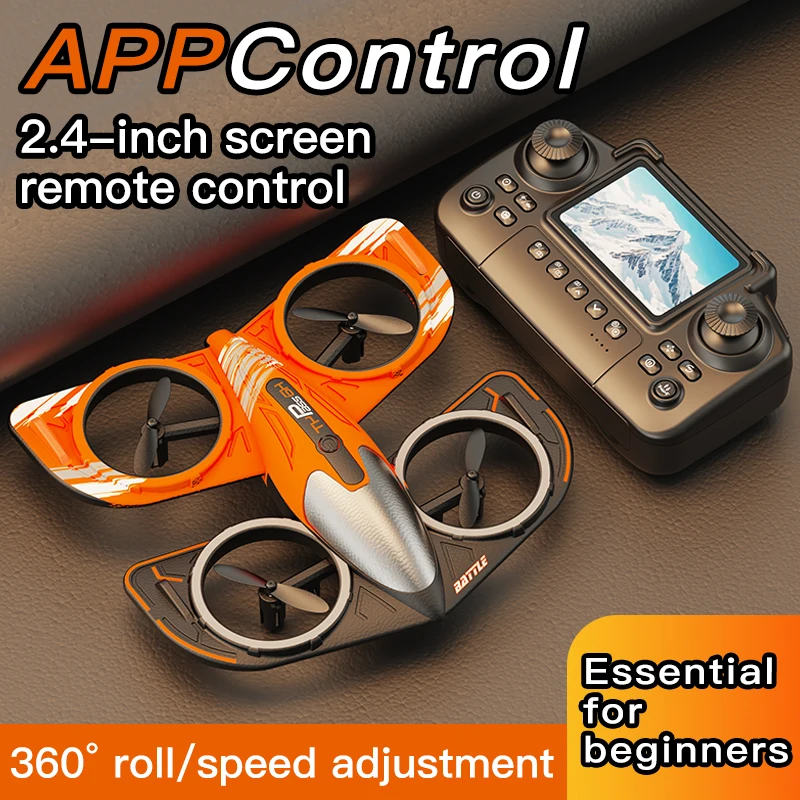 RC Plane RX122 MAX 2.4G With Lights Screen Remote RC Aircraft Remote Control Glider Flying EPP Foam Airplane Toy For Kid Gifts