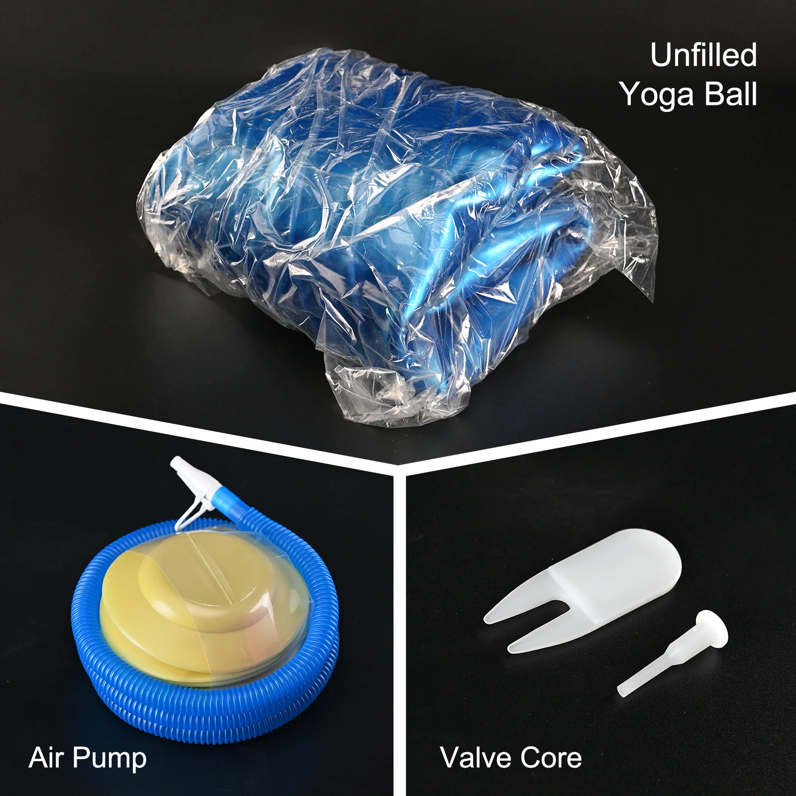 Yoga ball Pilates ball PVC thick balance ball, suitable for yoga exercise, weight loss, shape burning fat and so on