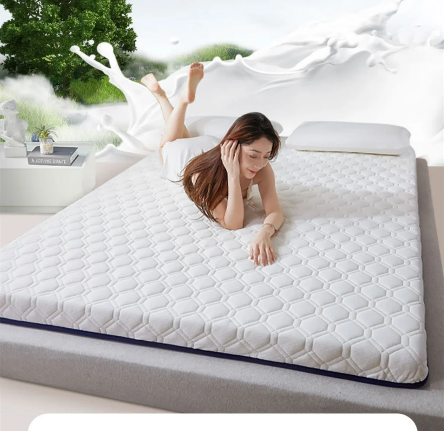 Description Picture 3 of itemDropshipping Customizable Size Mattress Soft Mattress Home Tatami Mat Was The Floor Mat Student ZHA10-25599