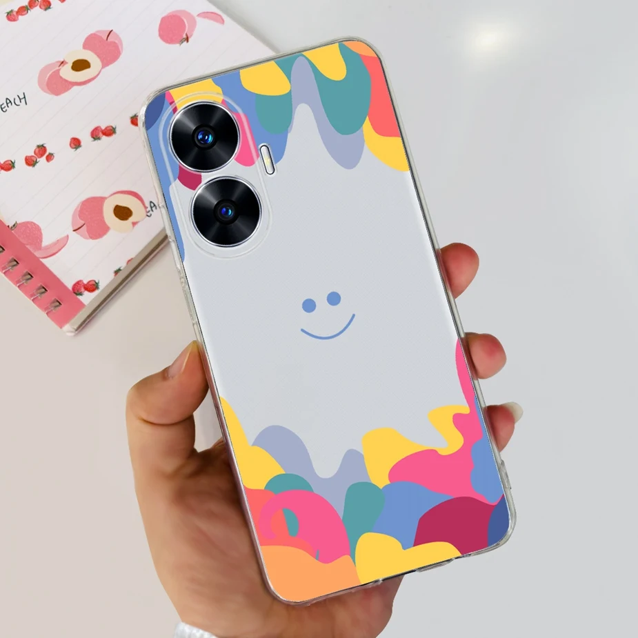 Cute Cosmonaut Painted Soft TPU Phone Case - Stylish Back Cover  Capa