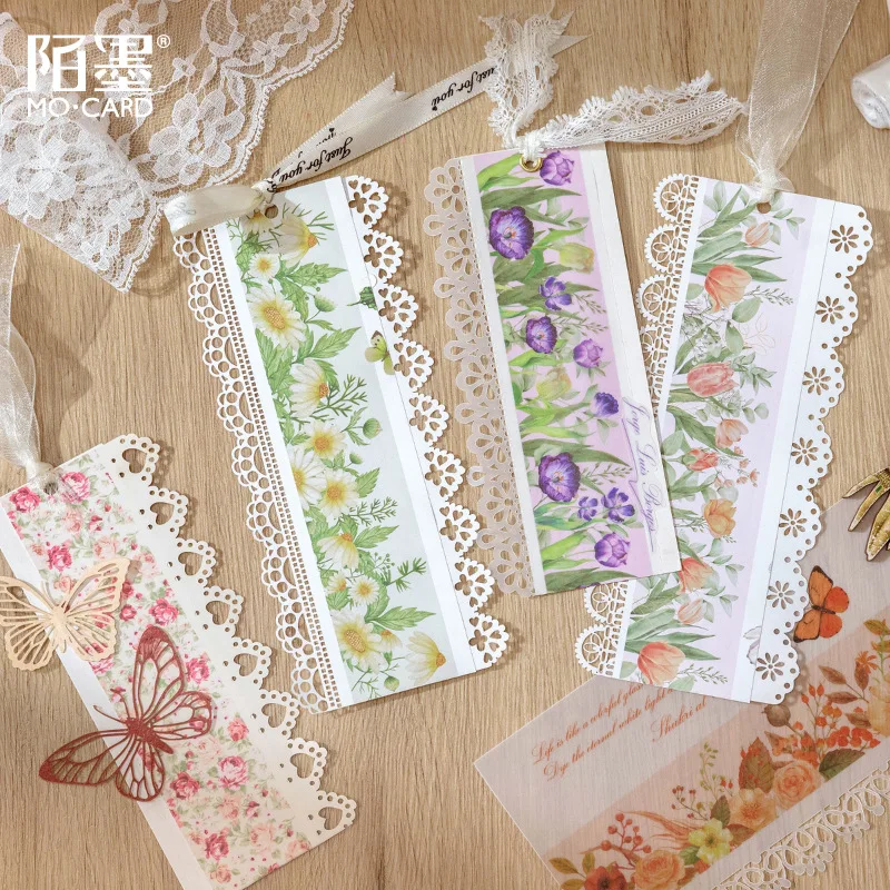 

10set/1lot Memo Pads Material Paper Lace Chapter diary Scrapbooking Cards Junk Journal Background Decoration Paper Notepad