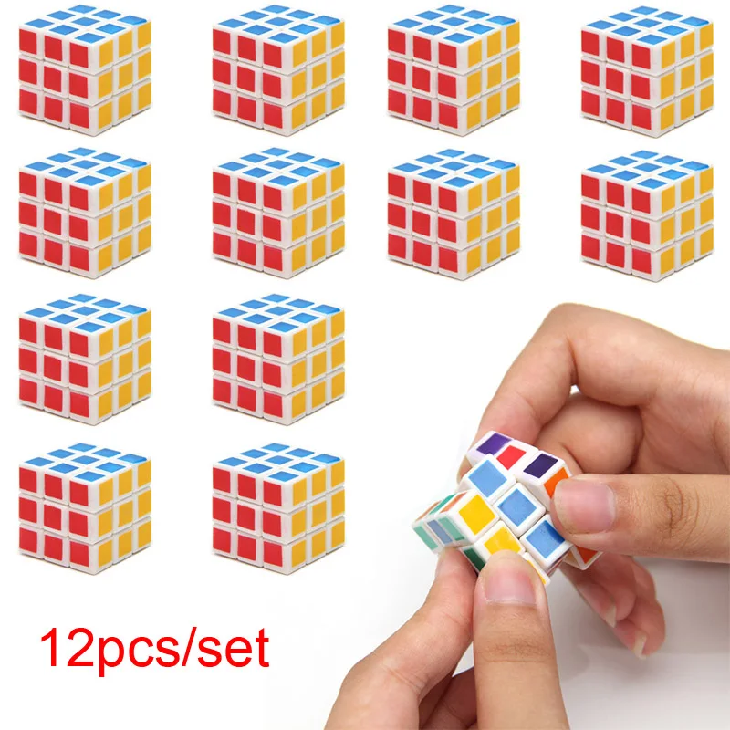 

12PCS Hot Cubing Classroom Gift Box Cube Speed Professional Magic Cubes Educational Puzzle Toys New 2022