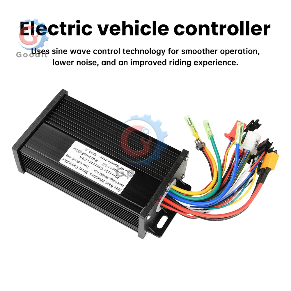 1500W 36V/48V/64V E-Bike Controller Display LCD a onda sinusoidale per S866 SW900 890 V888 Kit motore brushless per scooter Ebike impermeabile - immagine 4