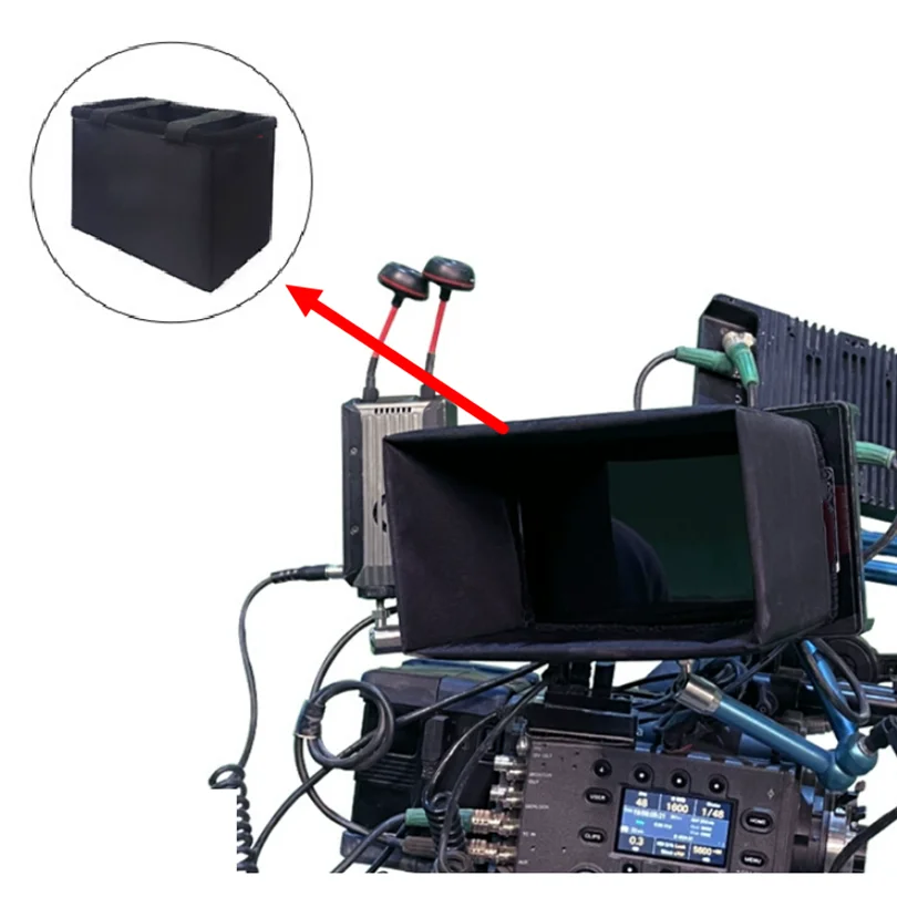 5inch 5.65 7 9inch Monitor Sun Hood TV Movie Video Display Visor Cage Protective Cover Light Shield Block Screen Mask Sunshade Monitor Sunshade