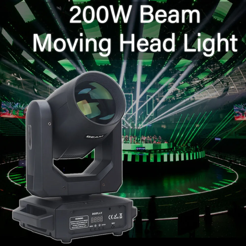 

YUER Новинка 200 Вт Φ движущаяся головка Φ 18 вращающаяся призма эффект радуги сценический эффект осветительная арматура для дискотеки