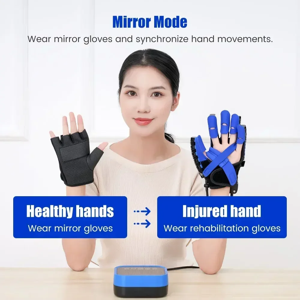Hand Rehabilitation Robot Gloves Finger Rehabilitation Glove Hemiplegia Cerebral Infarction Training Equipment Physiotherapy - Image 4