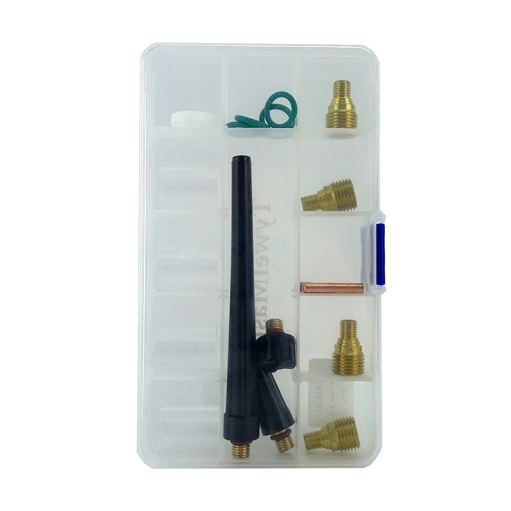 Pyrex Tig Kit Di Saldatura Per Torce Tig Wp-9 E Wp-17 Lente Un - Foto 2