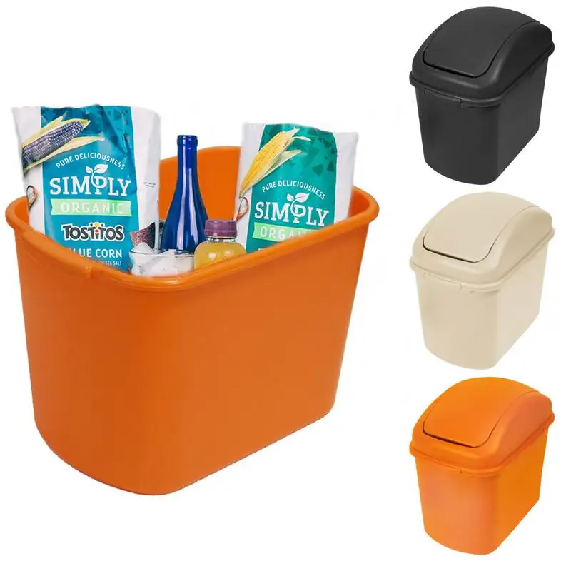 

Car Trash Can Storage Box Vehicle-mounted Trash Can Multi-functional Vehicle Household Outdoor Camping Trash Can For Car