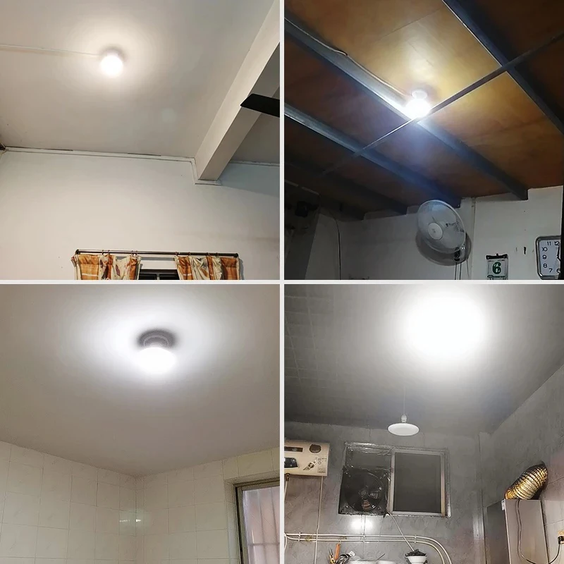 LED 전구 E27 LED 램프 슈퍼 브라이트 20W 220V UFO LED 조명 실내 흰색 조명 테이블 램프 차고 조명