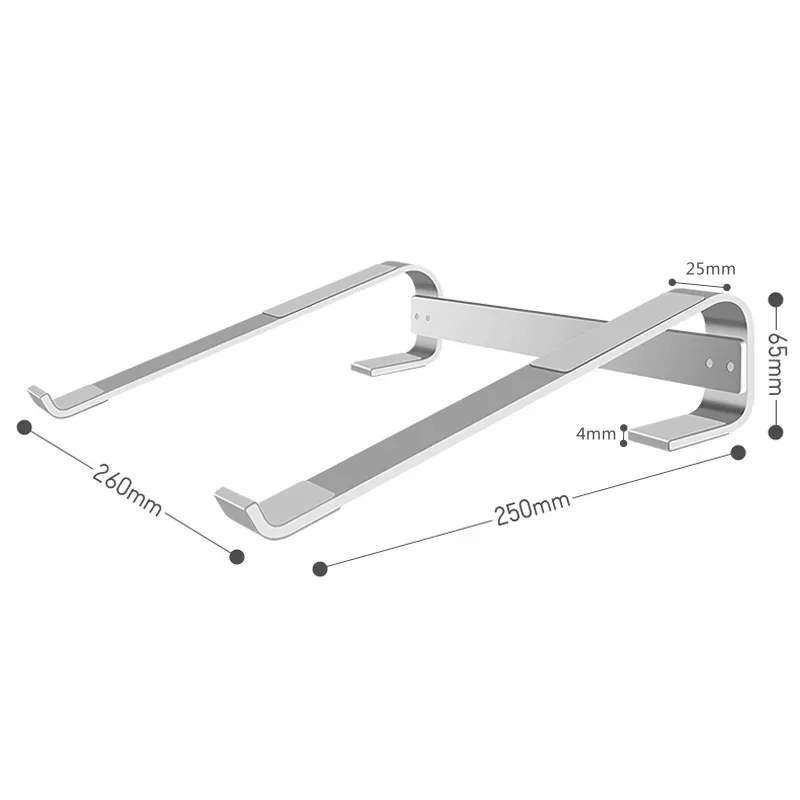 노트북 홀더 쿨러 노트북 액세서리 노트북 PC 홀더 브래킷 라이저 Macbook 용 미끄럼 방지 노트북 스탠드 지원 ASUS Lenovo