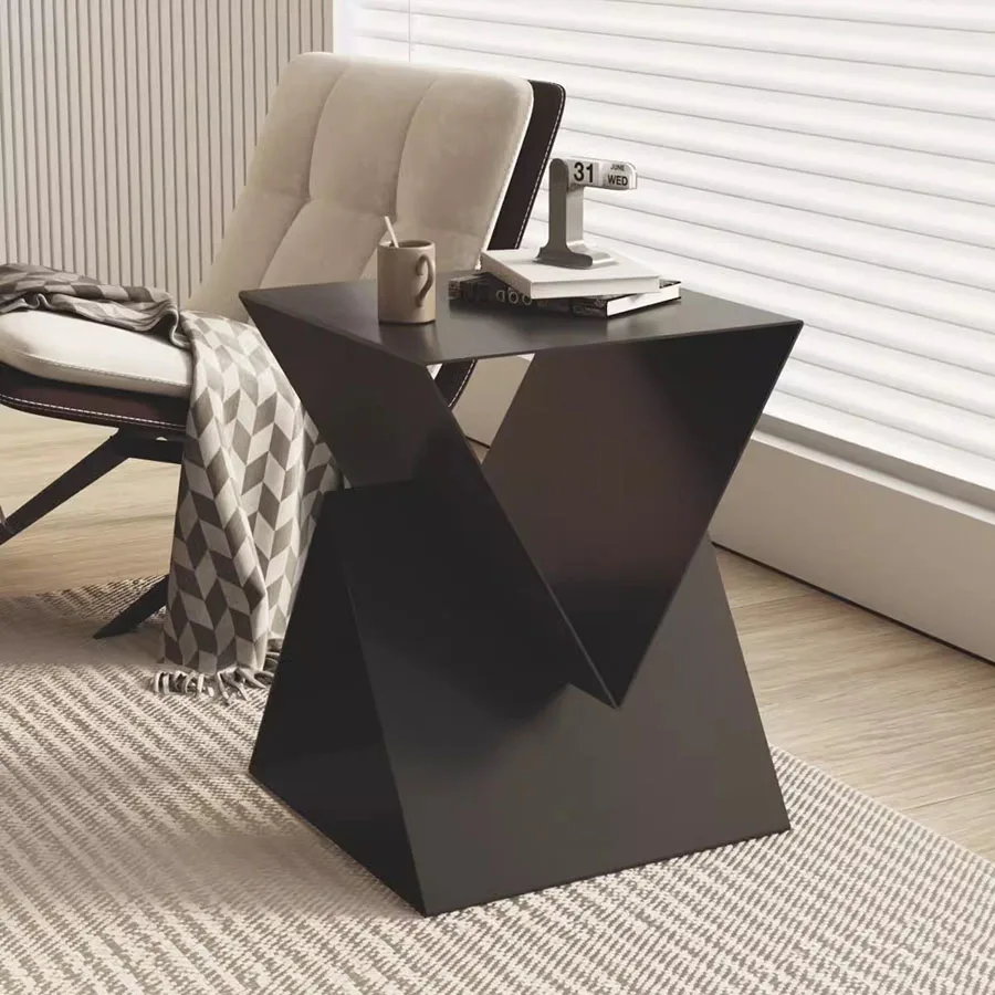 

Mobile Industrial Coffee Tables Rustic Makeup Dressing Lounge Italian Design Side Table Multifunction Tafels Floor Furniture