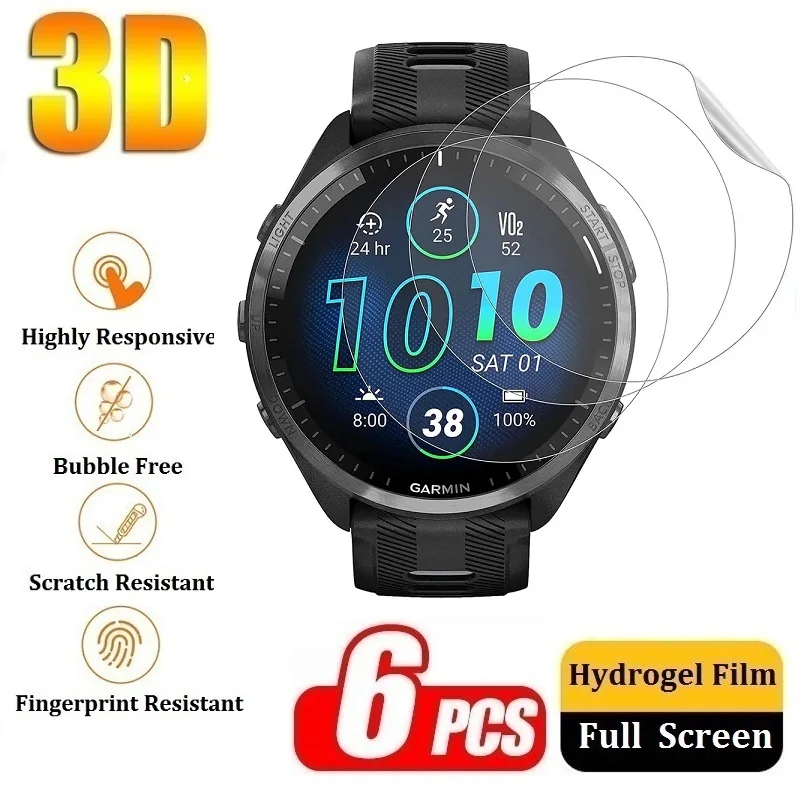 Pellicola Protettiva Per Garmin Forerunner 965 955 265 255 245 Pellicola Salvaschermo Per Garmin Forerunner 945 935 745 235 158 55 45 Film