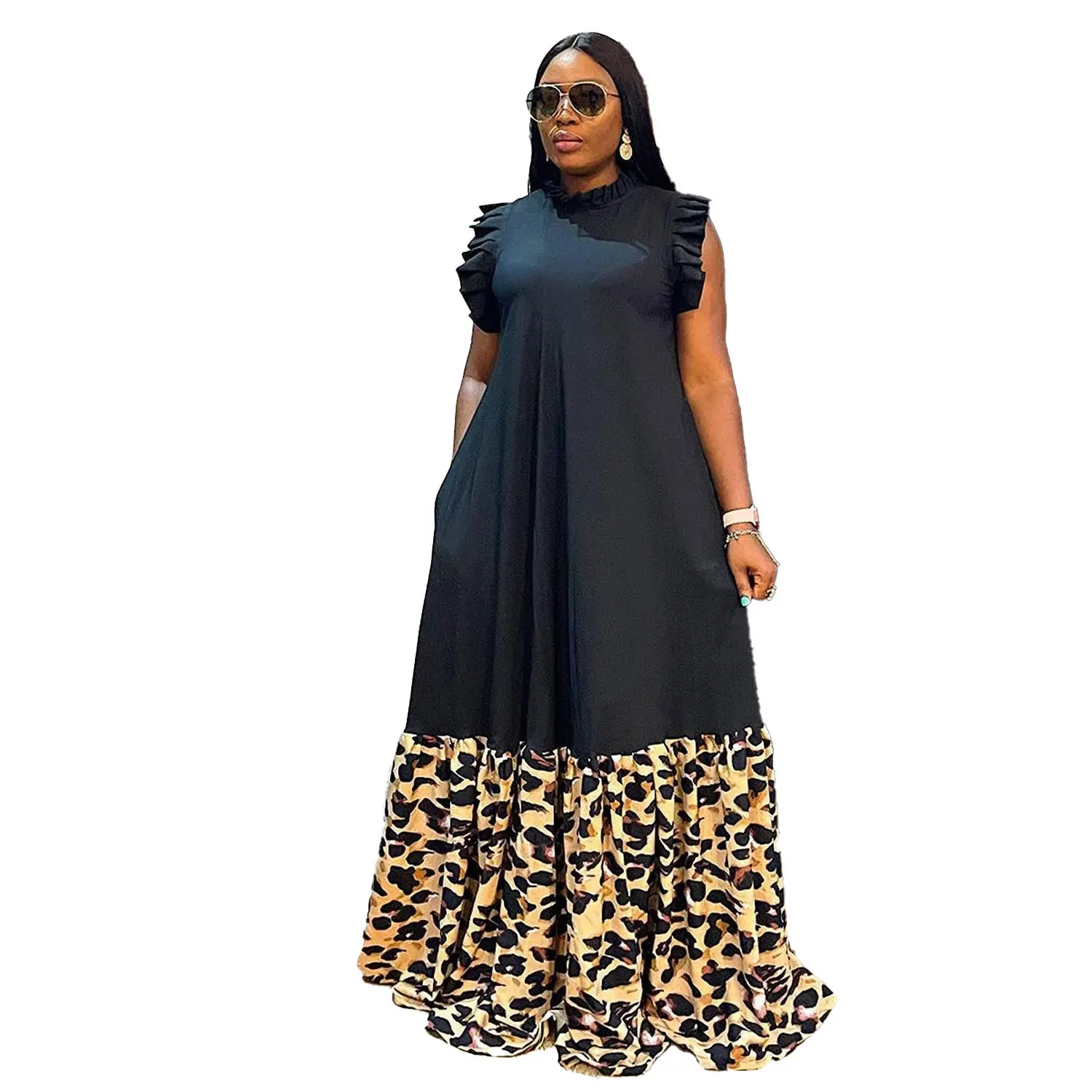 Elegant African Dresses for Women Dashiki Autumn Spring Maxi Dress Ladies Traditional African Clothing african dress
