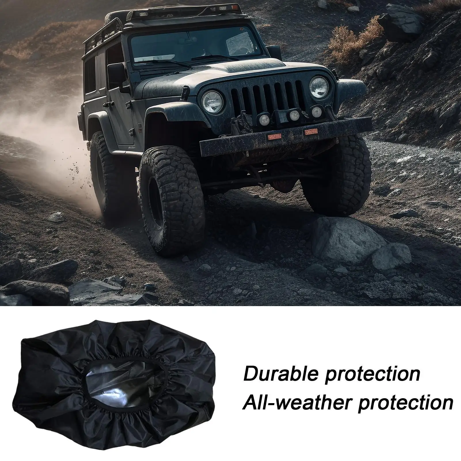 Car Winch Cover Waterproof Winch Protective Cover Accessories Rainproof Uv Protection Guard For Outdoor Road Trip Travel Indoor