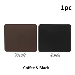 Reversible Dual - Color Waterproof Desk Mat - Premium Leather Workspace Protector (Black)