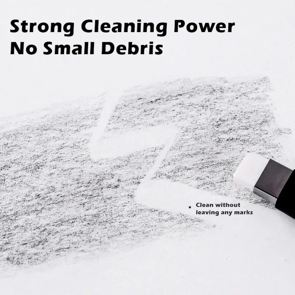 내구성이 뛰어난 리필형 프레스 지우개 세트 잔여물 없음 프레스 메커니즘 스케치 드로잉 지우개 지우개 펜 스케치 드로잉