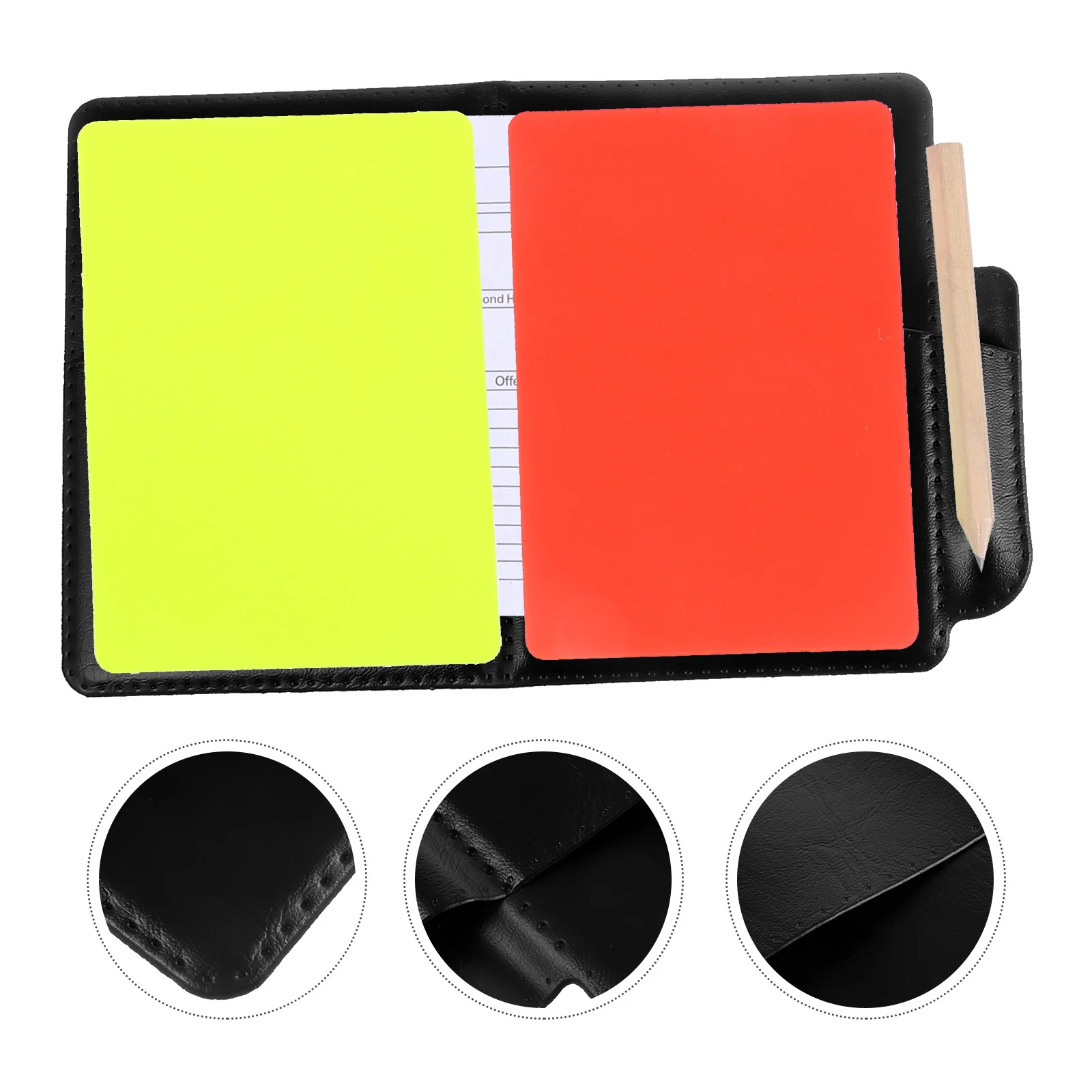 

4 Sets Football Referee Card Cards Multi-function Soccer Major Portable Wallet Delay Kit Match Accessory