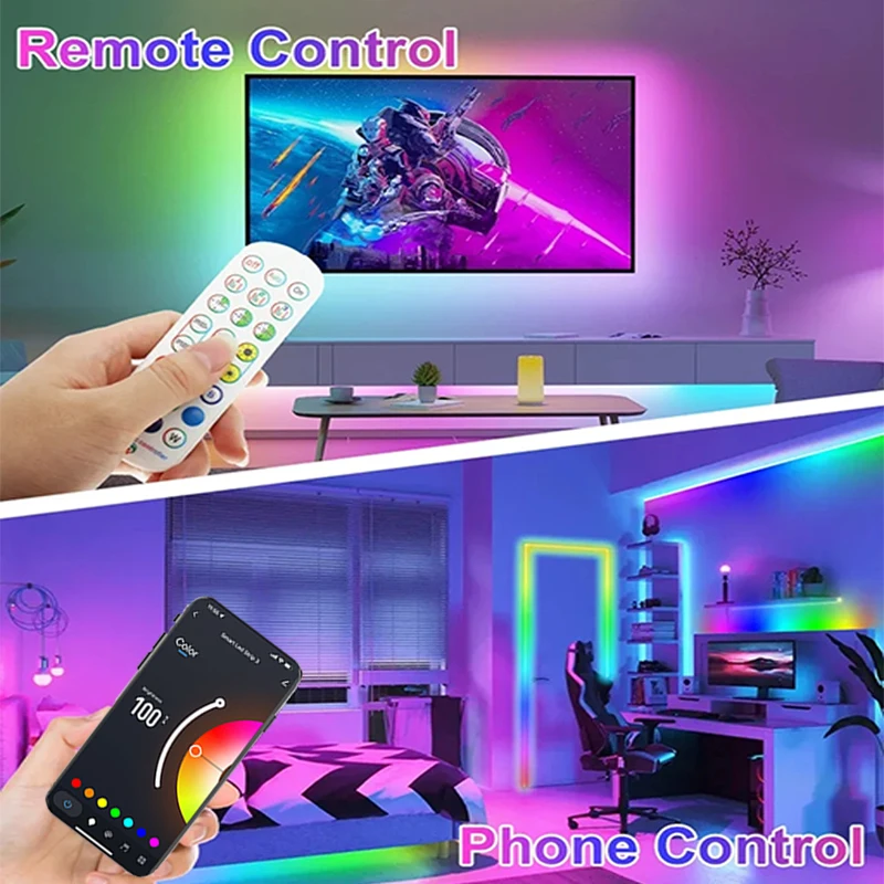 Wifi Bluetooth Tuya RGB Led Controller 12V 4 Pin Music Sync Smart DC 5-24V