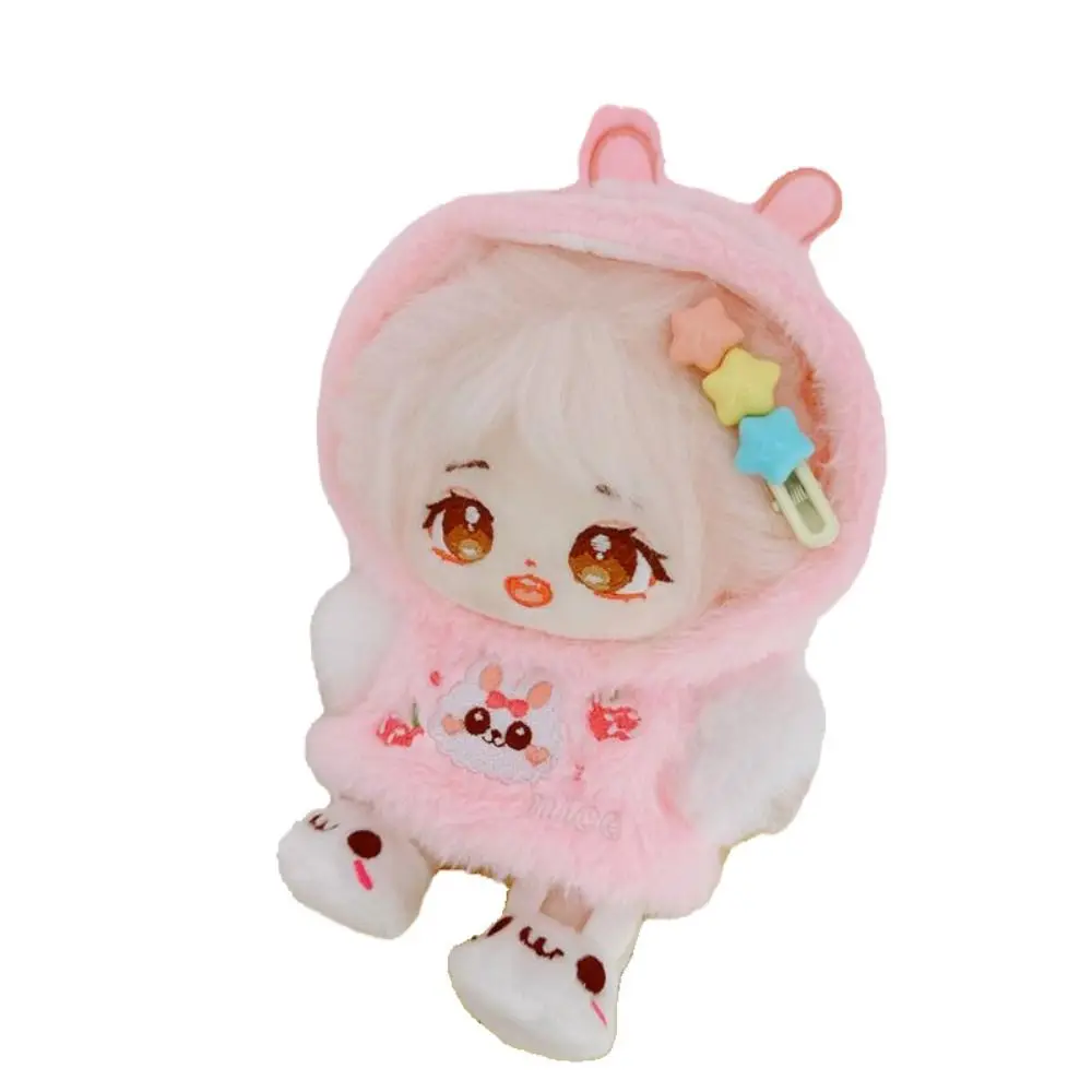 20cm Doll Clothes Toy Doll Shoes Plush Hoodie Cotton Clothes Cloth Accessories Cartoon No Attributes Dolls
