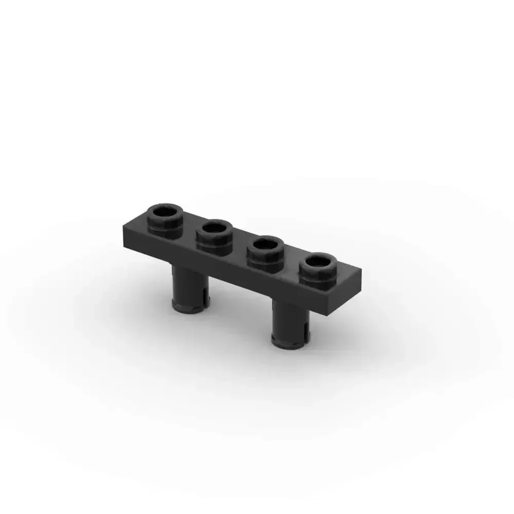 MOC 10PCS 부품 블록 68382 바닥에 핀이 있는 수정된 1x4 빌딩 블록 세트 하우스 파티클 DIY 장난감 어린이 생일 선물