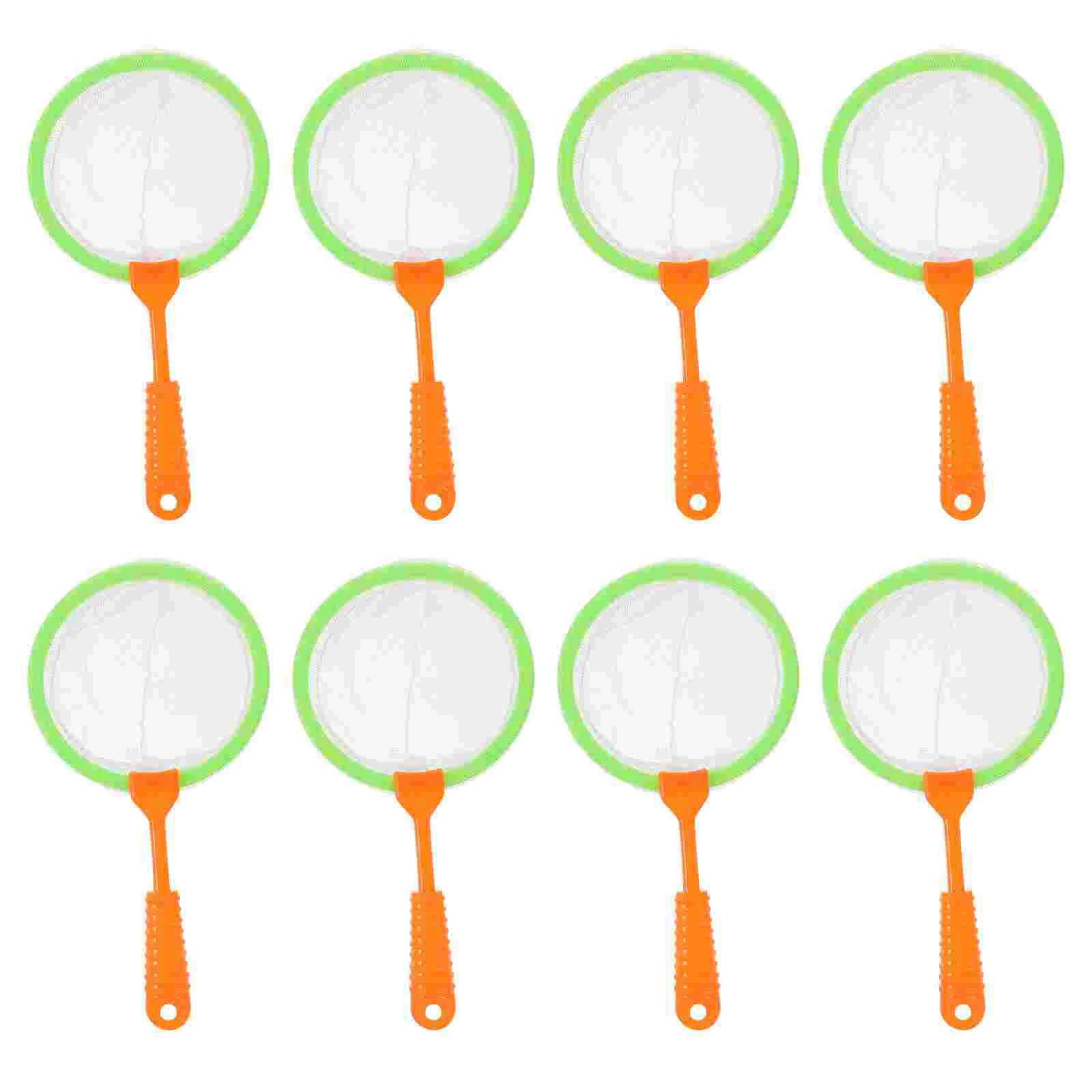 8 Pcs Children's Fishing Net Nets Butterflies Catching Insects Toy Plastic Mesh