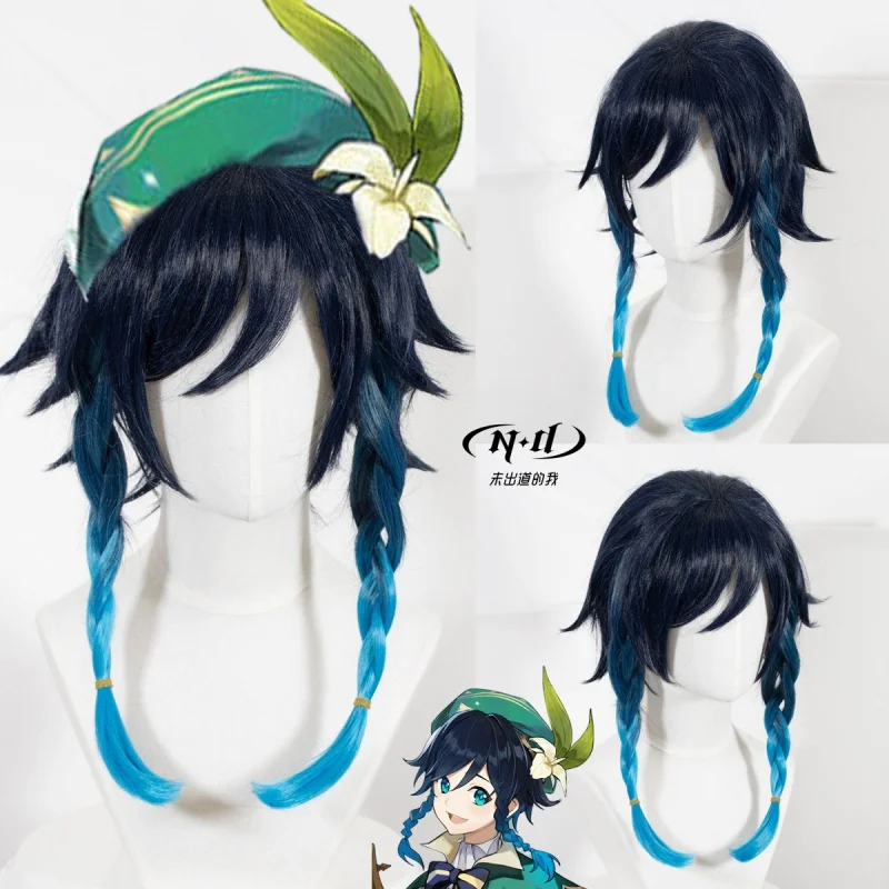 

Pre-Trimmed Wig! [ND Brand] Venti, Genshin Impact, Authentic Customized Cosplay Wig, Heat Resistant Hair Fiber