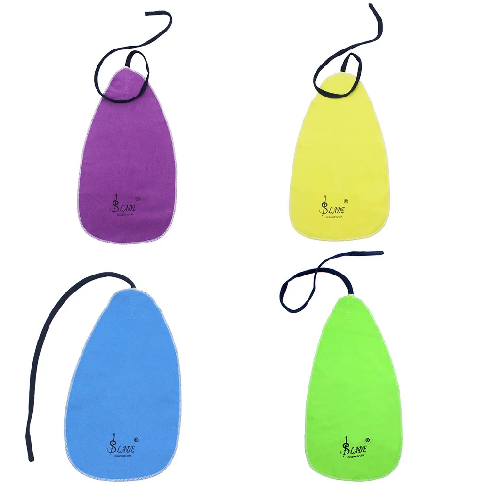 

4 Pcs Wind Instrument Cleaning Cloth For Saxophone Flute Supply Cloths Cotton Swab Neck Cleaner Faux Suede Maintenance Tools