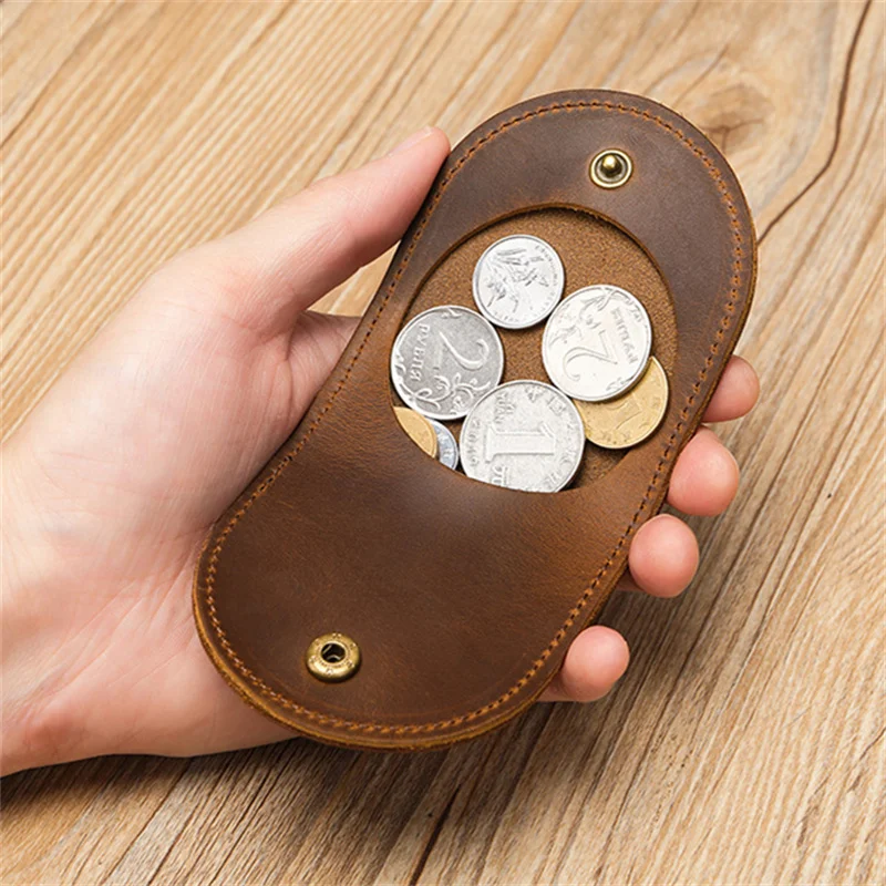 Women's Small Genuine Leather Coin Wallet
