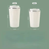 New 380/510ML Travel Stainless Steel Coffee Cup Thermal Mug Leak-Proof Thermos Bottle Tea Coffee Mug Vacuum Flask Insulated Cup 6