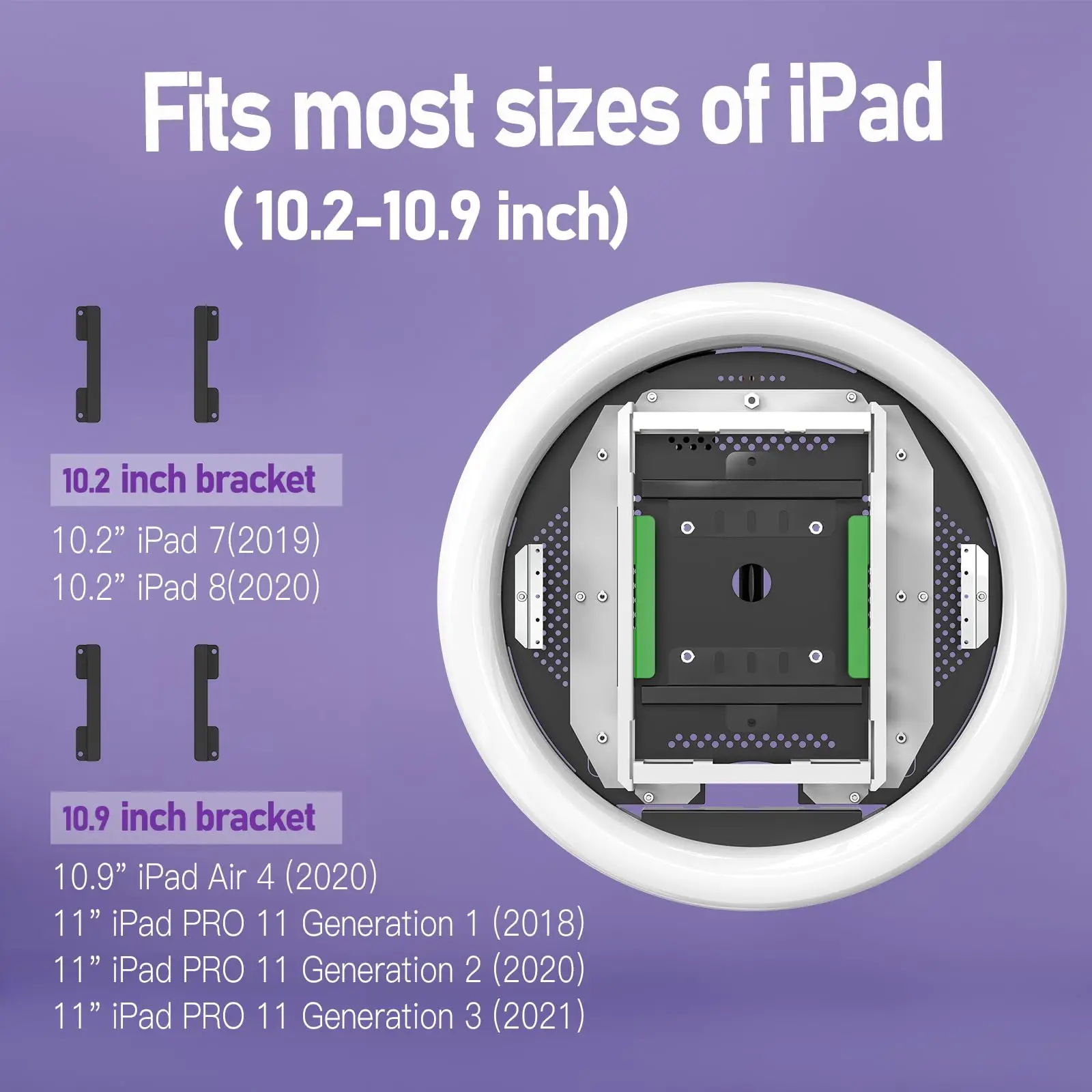Roaming Photo Booth Compatible with Ipad 10.9in 10.2in, Portable Photo Booth Ring Light for Ipad Photobooth Machine with Softwar 2