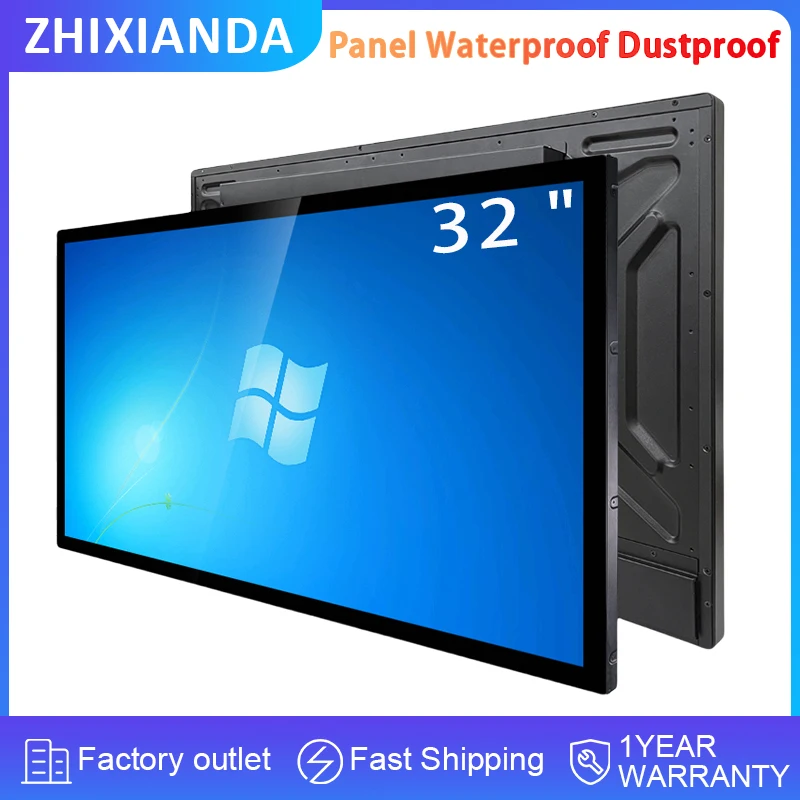 タッチスクリーンLCDディスプレイ,1920x1080, 32インチ,vesa