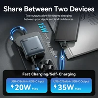 Vention 10000mAh 35W Power Bank Fast Charge Portable Mini