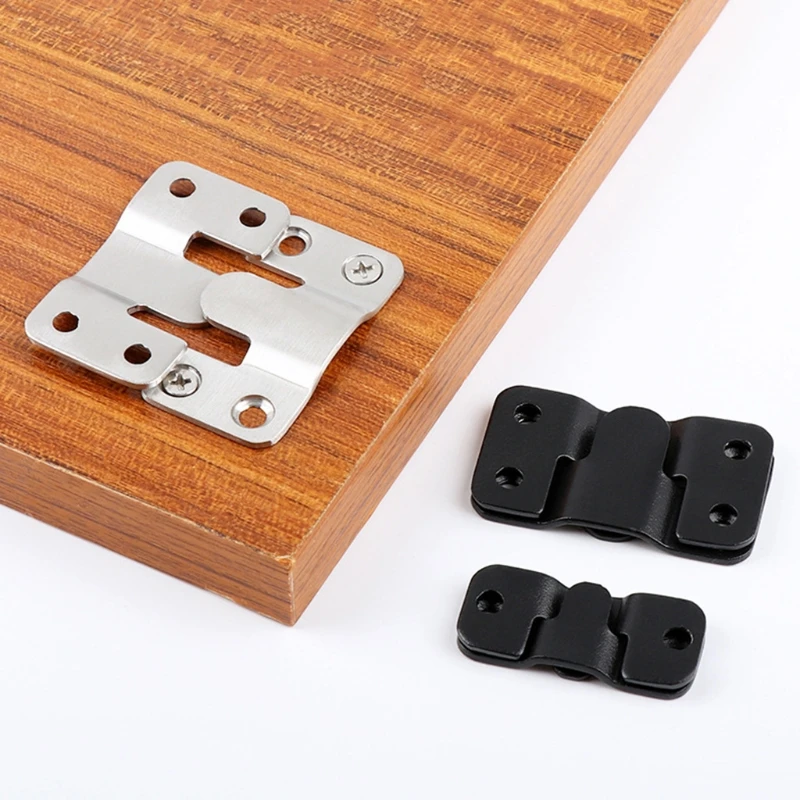 Stainless Steel Heavy Duty Photo Frame Hook Flush Mount Bracket Picture Hold