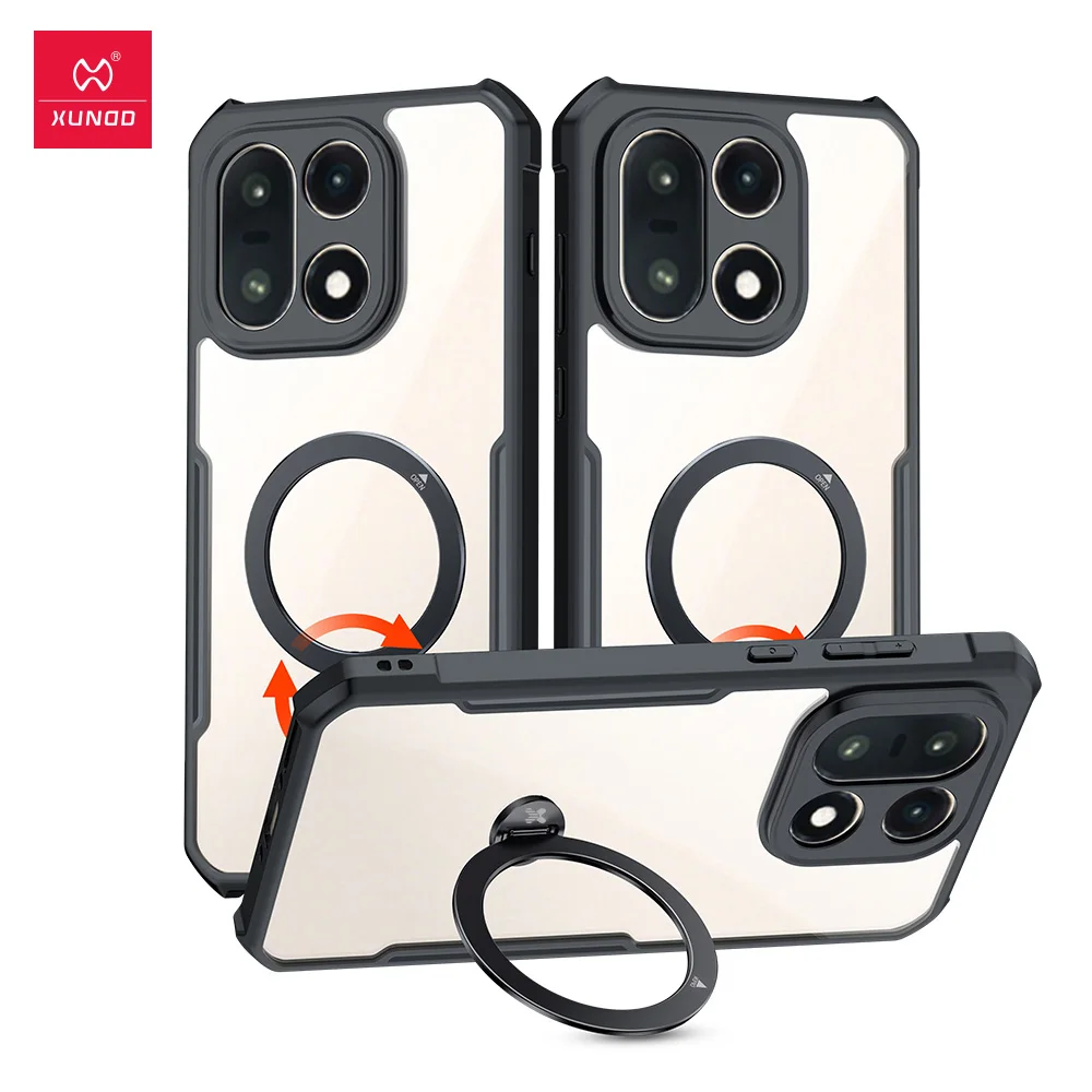 Xundd Airbag Shockproof Transparent Phone Case with Camera Protection, Acrylic+TPU Hybrid