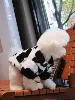Dog clothes autumn and winter warm schnauzer fah bichon teddy small and medium-sized dogs and cats thickened fur coat 5