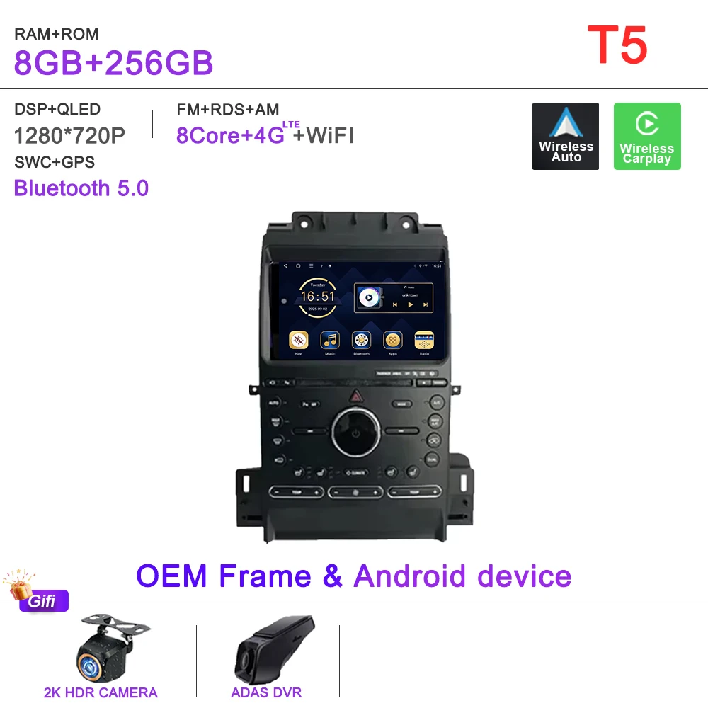 شاشة sync 3 لفورد توروس 2011-2016 شاشة تعمل باللمس...