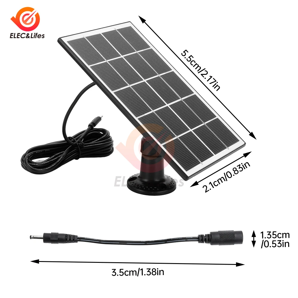 Portable Solar Panel 5V 8W Solar Plate with USB Safe Charge Stabilize Battery Charger For Power Bank Phone Outdoor Camping Home