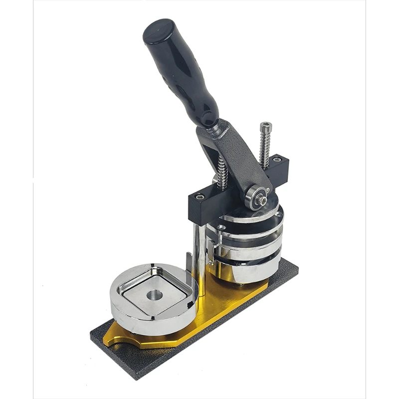 

YYHC 50*50mm Square Shape Button Badge Making Machine for DIY Button