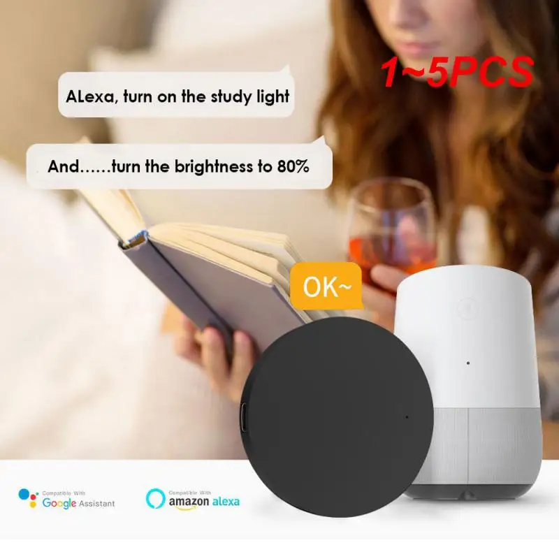 

1~5PCS Aubess Smart Home IR Control Tuya WiFi IR Remote Control For Air Conditioner TV Universal Remote Controller Work With