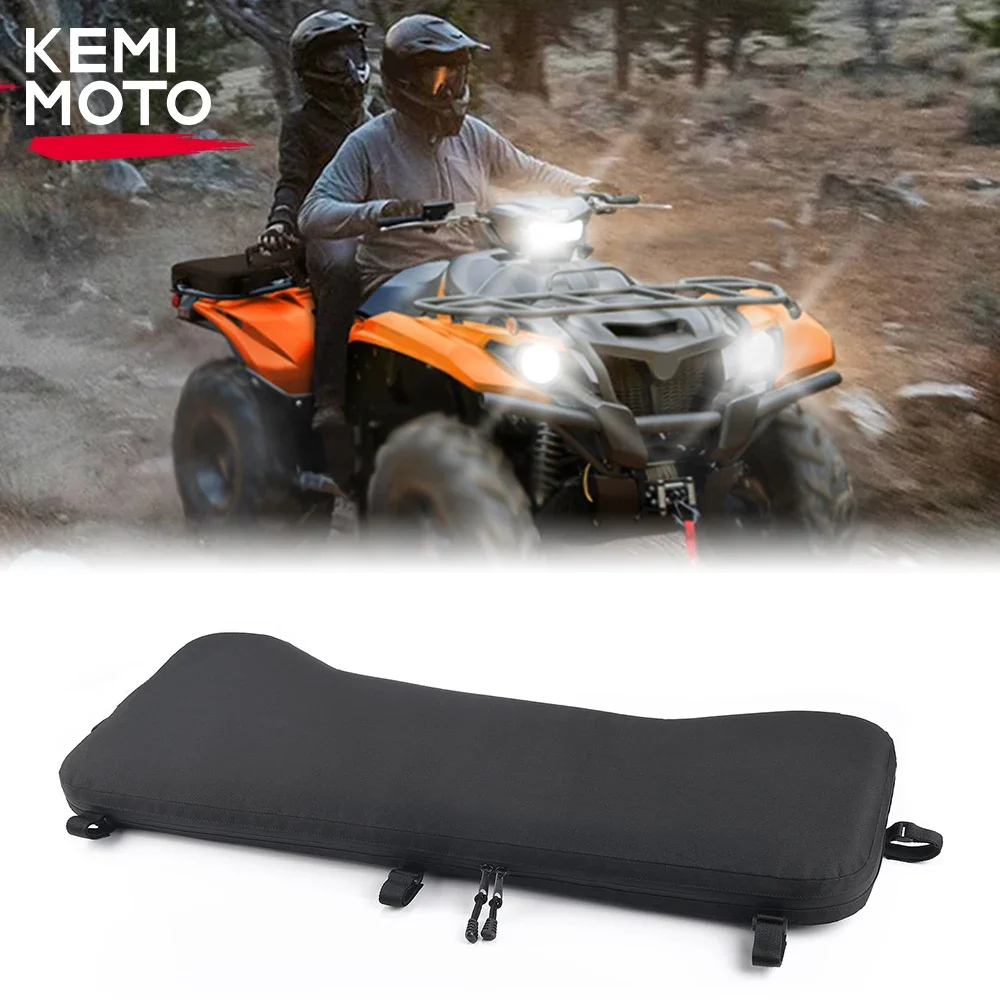 ATV Rack Pad Compatible with Polaris Sportsman for Can-am Outlander for CFMOTO Water-Resistant Quad Rear Passanger Pet Seat atv sportsman accessories front rack w lights cover storage compatible with polaris sportsman 570 450 ho 2017 2023 2636440 070