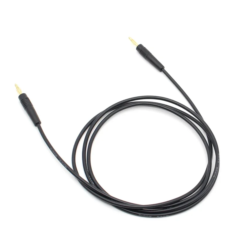 TL040 1.0미터 고품질 18AWG 유연한 실리콘 와이어 2mm 바나나 플러그 패치 코드 테스트 리드