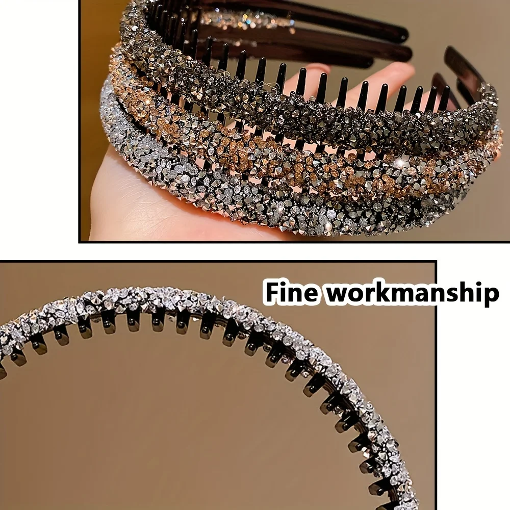 3pcs Girls' Teethed Hairband For Fringe