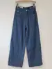 DEAT Women's Jeans High Waist Washed Striped Loose Straight Wide Leg Vintage Casual Denim Pants 2025 Summer New Fashion 29L8450 3