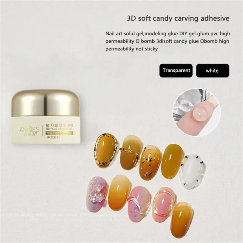 

3d мягкий яркий креативный простой в использовании Прочный стойкий Профессиональный качественный полупрозрачный фототерапевтический гель для ногтей из пвх твердый гель
