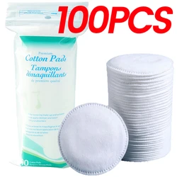 Soft & Breathable Double - Sided Cotton Makeup Remover Pads - Gentle Daily Facial Cleansing Essentials (C559 - 100pcs)